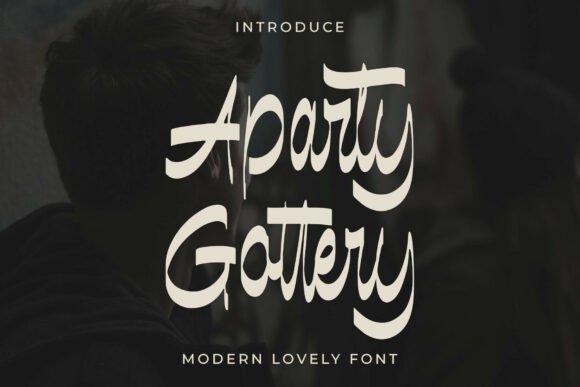Aparty Gottery Font: Bold Retro Script