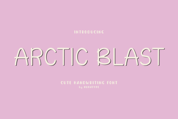 Arctic Blast: A Cute Font for Polished Branding