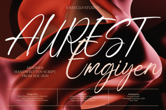 Aurest Emgiyen: A Luxurious Script Font