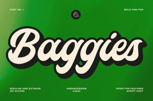 Baggies Font: Bold Script for Editorial Design