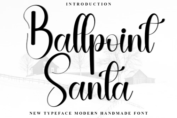 Ballpoint Santa: A Festive Font for Digital Marketing