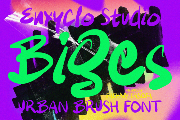 Biges Font: Bold & Expressive for Creative Projects