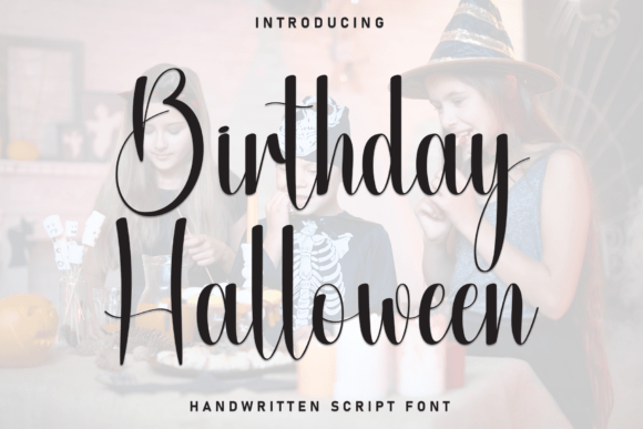 Birthday Halloween Font Review