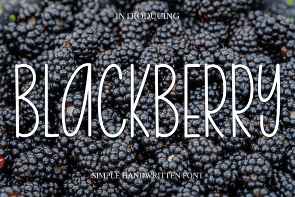 Blackberry Font for Bold Campaigns