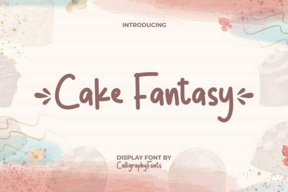 Cake Fantasy Font for Creative Projects