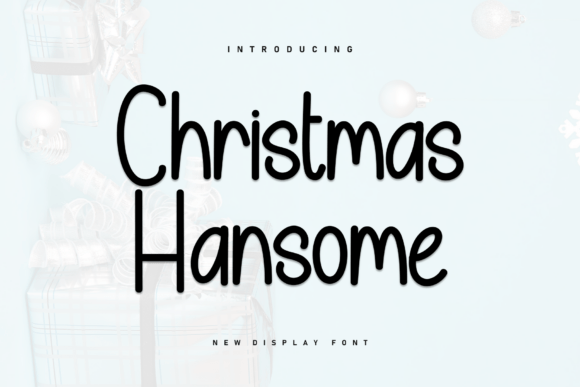 Christmas Hansome: A Marker-Style Typeface for Bold Branding