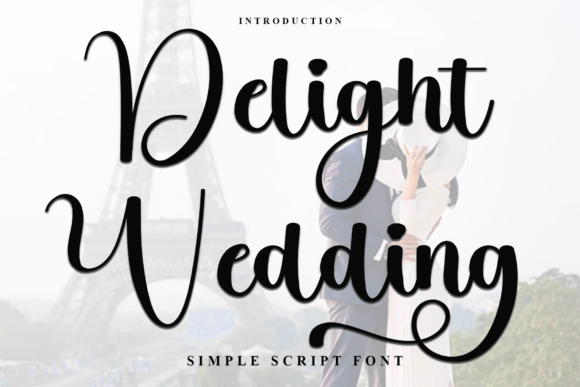 Delight Wedding Font for Web Design