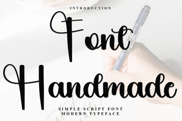 Font Handmade: A Graceful Script Typeface