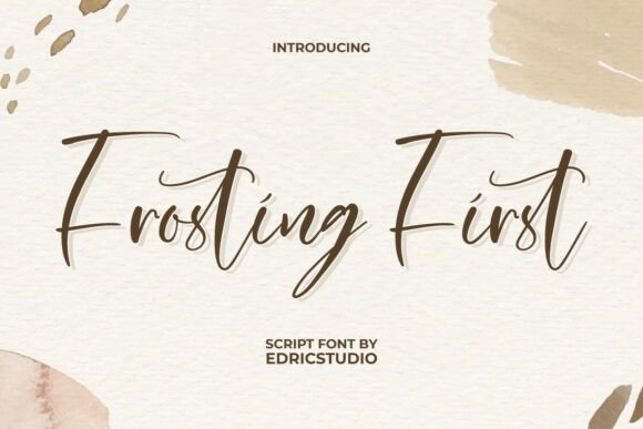Frosting First Font: Elegant Script for Digital Marketing