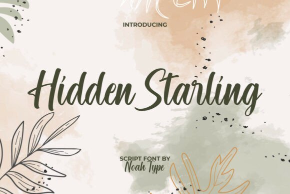 Hidden Starling Font for Business