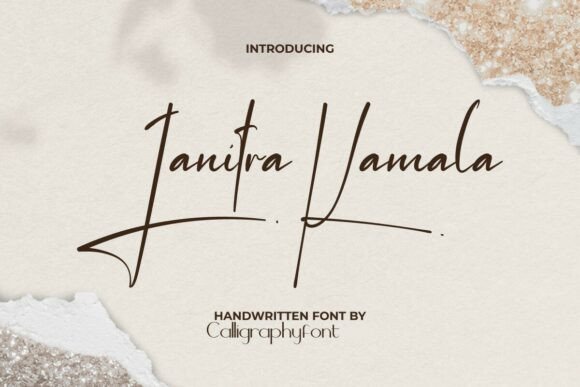 Janitra Kamala: The Handwritten Font for Scroll-Stopping Content