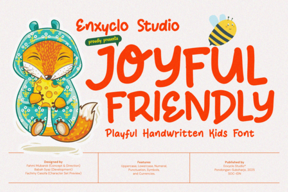 Joyful Friendly Font: Whimsical Design for Digital Marketing