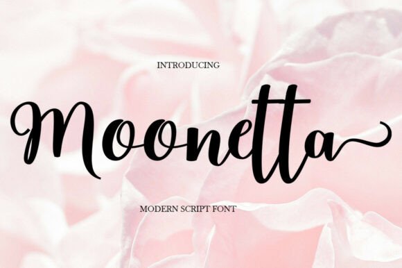 Moonetta: A Luxurious Script Font