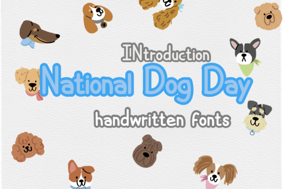 National Dog Day Font Review