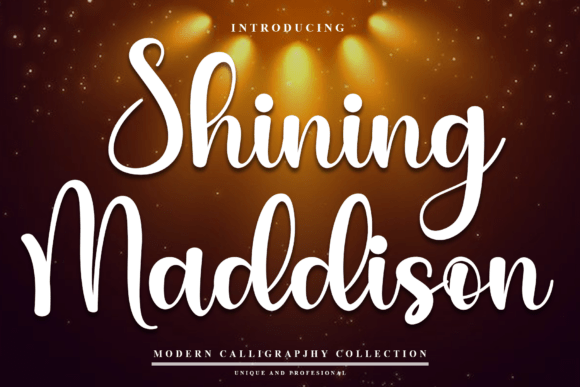 Shining Maddison: A Festive Typeface