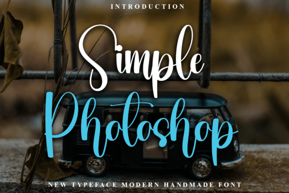 Simple Photoshop Font for Creative Projects