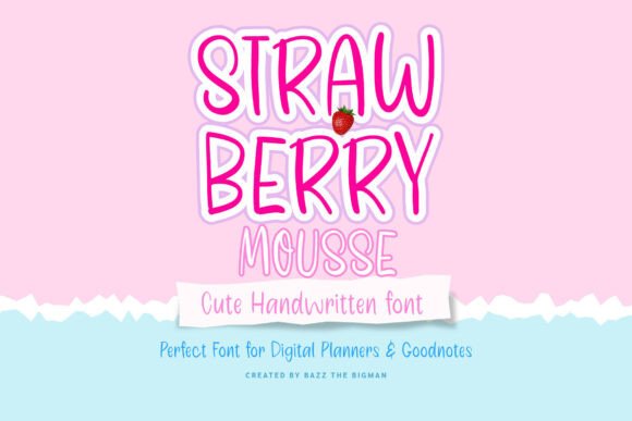 Strawberry Mousse Font for Business Branding